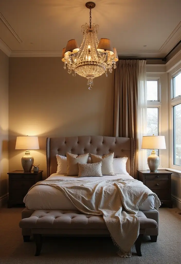 30+ Modern Bedroom Designs for a Fresh and Stylish Space 11 30+ Modern Bedroom Designs for a Fresh and Stylish Space - 11. Layered Lighting Styles