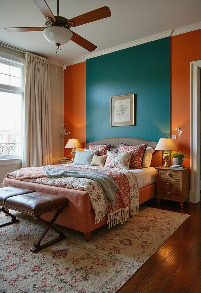 30+ Modern Bedroom Designs for a Fresh and Stylish Space 14 30+ Modern Bedroom Designs for a Fresh and Stylish Space - 14. Eclectic Decor Styles