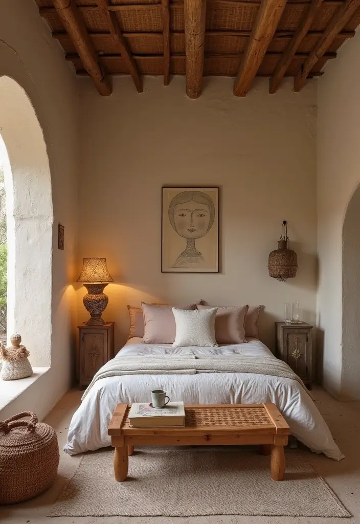 30+ Modern Bedroom Designs for a Fresh and Stylish Space 24 30+ Modern Bedroom Designs for a Fresh and Stylish Space - 24. Artisanal Details