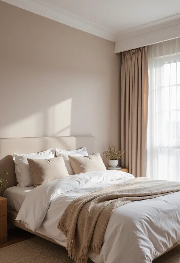 30+ Modern Bedroom Designs for a Fresh and Stylish Space 29 30+ Modern Bedroom Designs for a Fresh and Stylish Space - 29. Serene Color Palettes