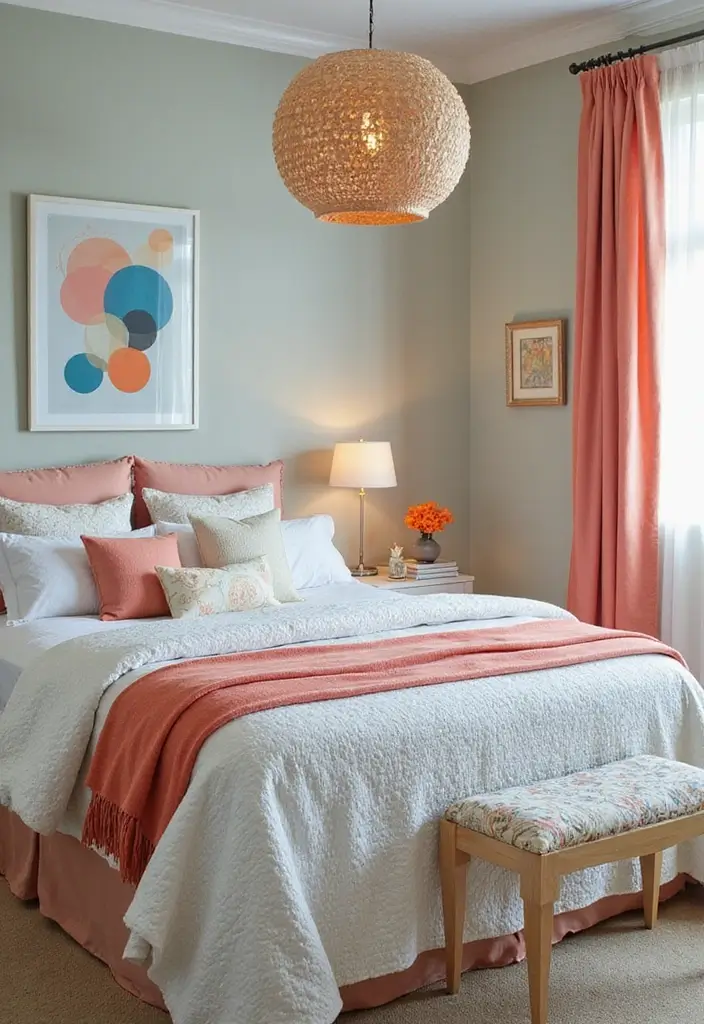 30+ Modern Bedroom Designs for a Fresh and Stylish Space 6 30+ Modern Bedroom Designs for a Fresh and Stylish Space - 6. Fresh Color Schemes