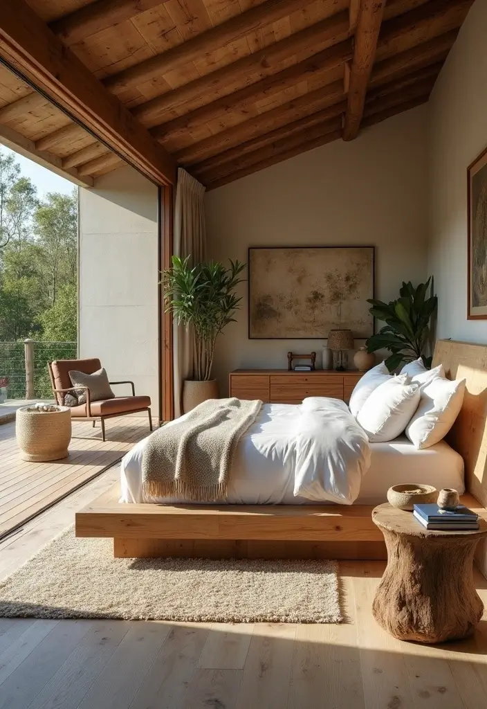 30+ Modern Coastal Bedroom Ideas That Feel Relaxed and Chic 23 30+ Modern Coastal Bedroom Ideas That Feel Relaxed and Chic - 23. Outdoor-Inspired Furniture