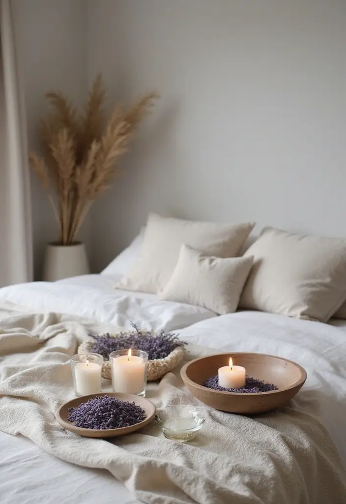 30+ Modern Coastal Bedroom Ideas That Feel Relaxed and Chic 24 30+ Modern Coastal Bedroom Ideas That Feel Relaxed and Chic - 24. Aromatic Elements