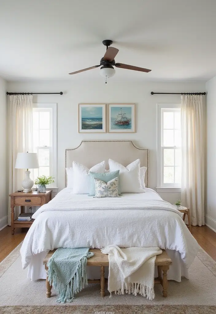 30+ Modern Coastal Bedroom Ideas That Feel Relaxed and Chic 27 30+ Modern Coastal Bedroom Ideas That Feel Relaxed and Chic - 27. Reusable Decor