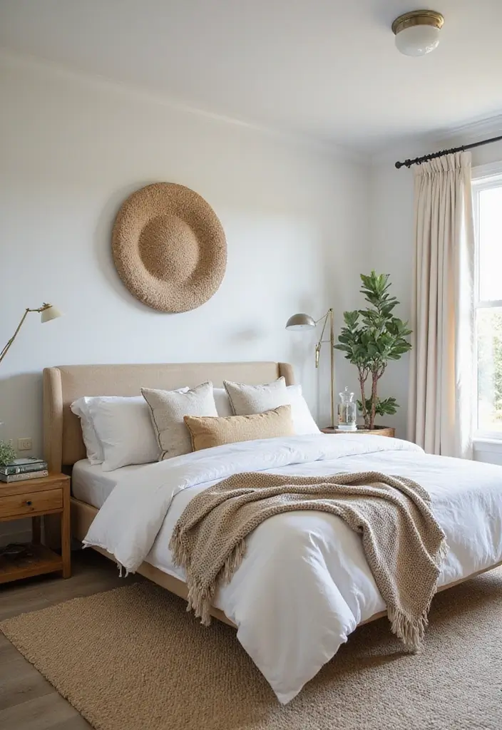 30+ Modern Coastal Bedroom Ideas That Feel Relaxed and Chic 30 30+ Modern Coastal Bedroom Ideas That Feel Relaxed and Chic - 30. Eco-Friendly Decor Choices