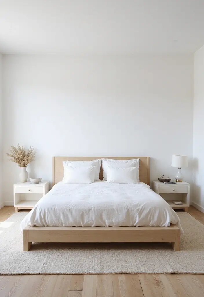 30+ Modern Coastal Bedroom Ideas That Feel Relaxed and Chic 8 30+ Modern Coastal Bedroom Ideas That Feel Relaxed and Chic - 8. Minimalist Decor