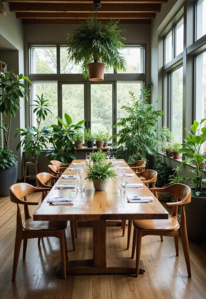 30+ Modern Dining Room Ideas for Contemporary Elegance 1 30+ Modern Dining Room Ideas for Contemporary Elegance - 1. Biophilic Design