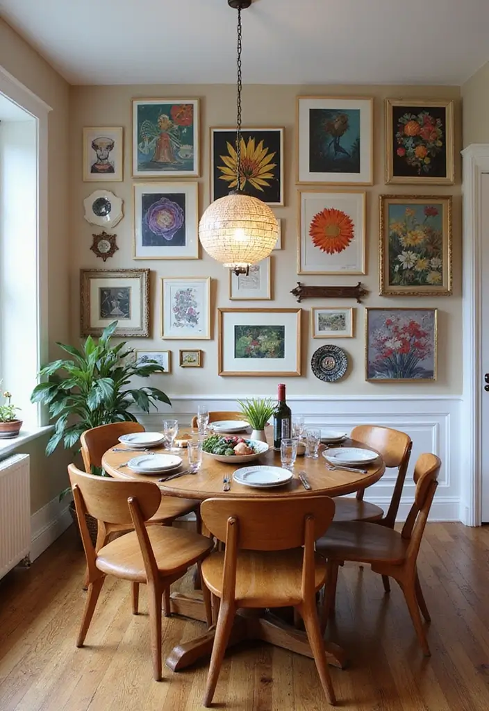 30+ Modern Dining Room Ideas for Contemporary Elegance 10 30+ Modern Dining Room Ideas for Contemporary Elegance - 10. Artistic Touches