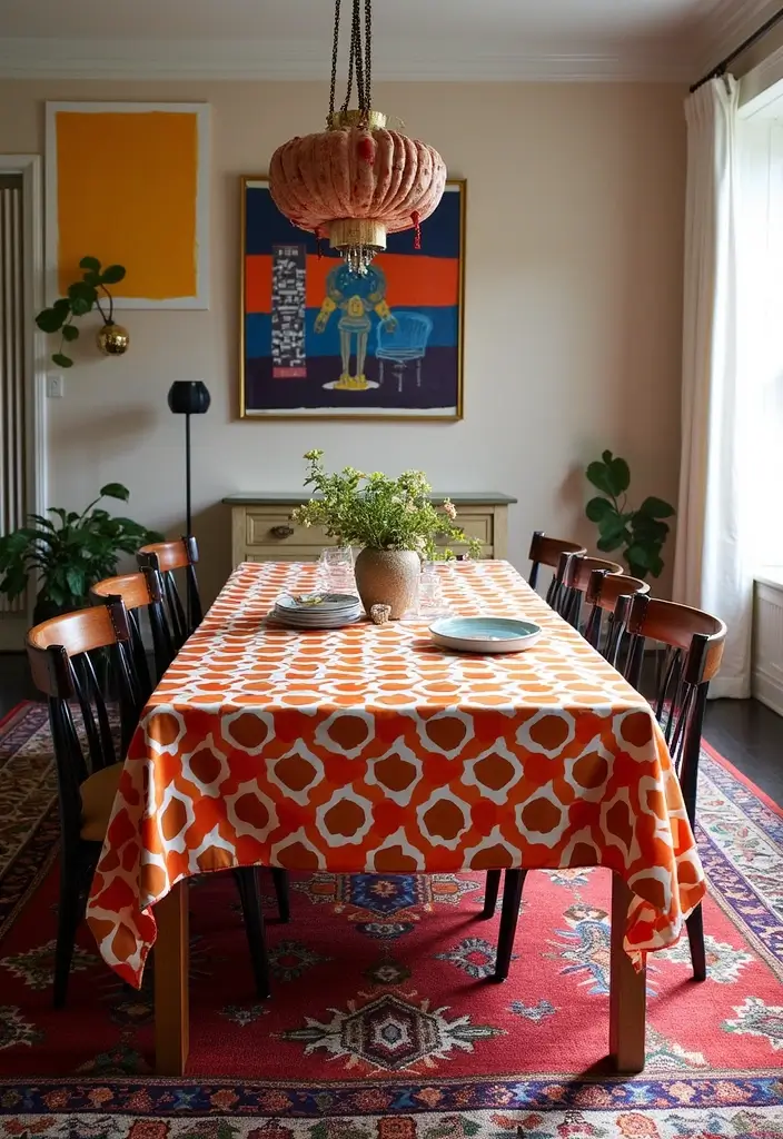 30+ Modern Dining Room Ideas for Contemporary Elegance 13 30+ Modern Dining Room Ideas for Contemporary Elegance - 13. Bold Patterns