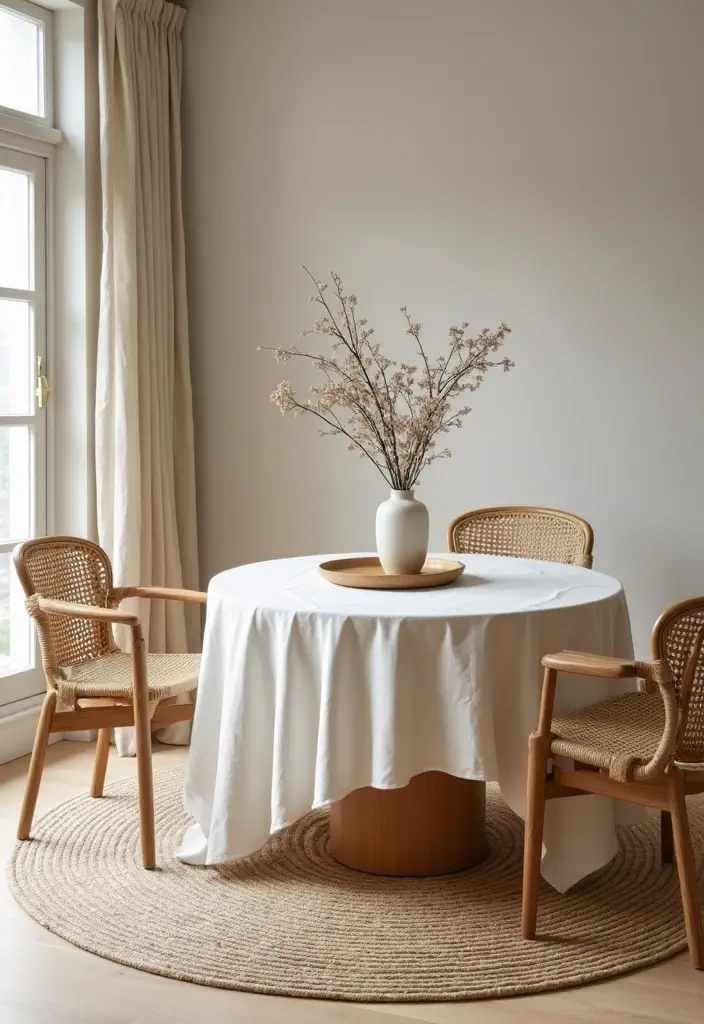 30+ Modern Dining Room Ideas for Contemporary Elegance 16 30+ Modern Dining Room Ideas for Contemporary Elegance - 16. Neutral Textures