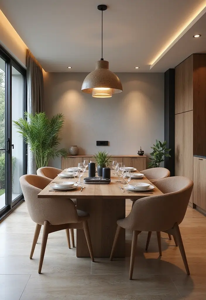 30+ Modern Dining Room Ideas for Contemporary Elegance 22 30+ Modern Dining Room Ideas for Contemporary Elegance - 22. Smart Technology Integration