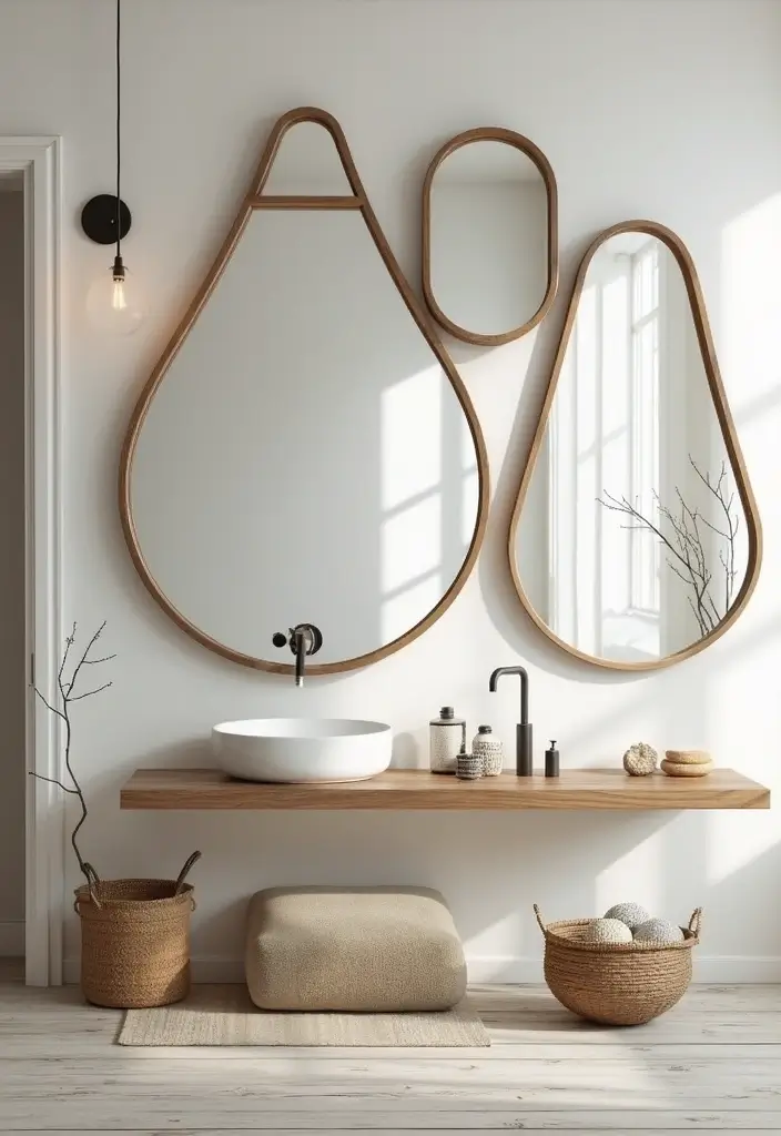 30+ Modern Farmhouse Bathroom Ideas That Balance Cozy and Sleek 10 30+ Modern Farmhouse Bathroom Ideas That Balance Cozy and Sleek - 10. Use of Mirrors