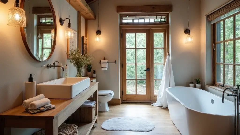 30+ Modern Farmhouse Bathroom Ideas That Balance Cozy and Sleek