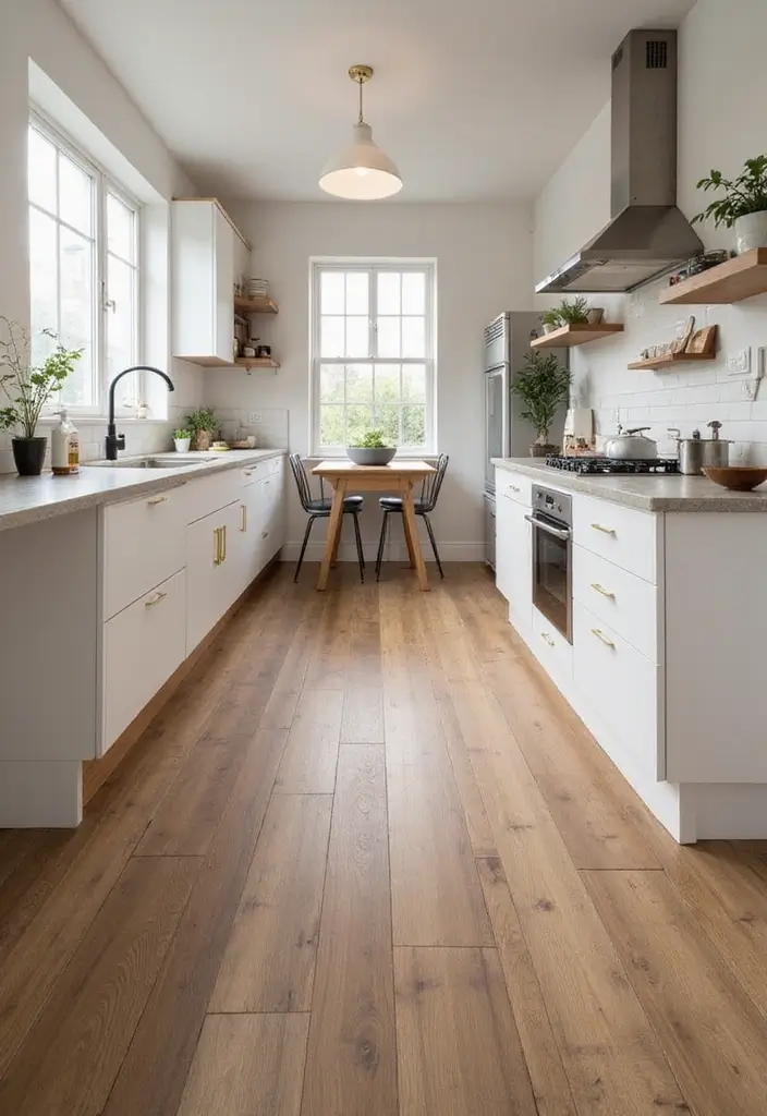 30+ Modern Flooring Ideas That Redefine Your Home 21 30+ Modern Flooring Ideas That Redefine Your Home - 21. Wood-Look Tiles: Trendy Alternatives