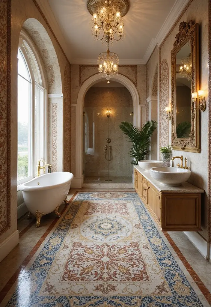 30+ Modern Flooring Ideas That Redefine Your Home 30 30+ Modern Flooring Ideas That Redefine Your Home - 30. Artistic Mosaics: Creativity Underfoot