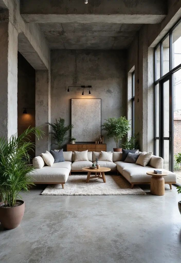 30+ Modern Flooring Ideas That Redefine Your Home 4 30+ Modern Flooring Ideas That Redefine Your Home - 4. Concrete: Industrial Chic