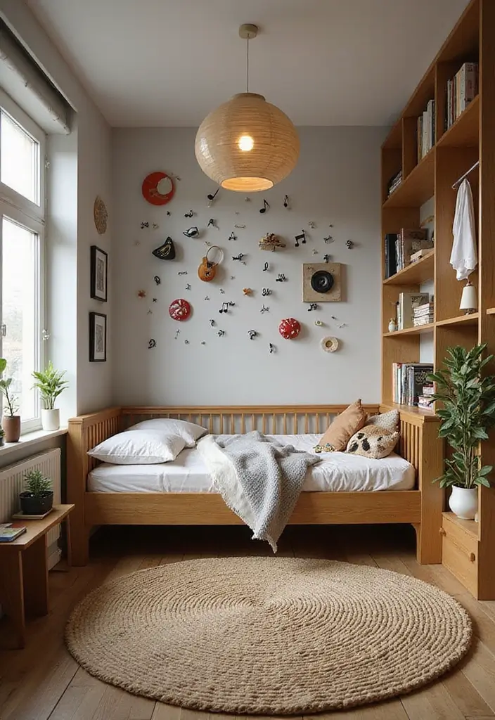 30+ Modern Kids Bedroom Ideas That Spark Creativity 17 30+ Modern Kids Bedroom Ideas That Spark Creativity - 17. Musical Haven