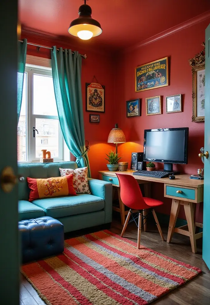 30+ Modern Kids Bedroom Ideas That Spark Creativity 24 30+ Modern Kids Bedroom Ideas That Spark Creativity - 24. Retro Gaming Zone