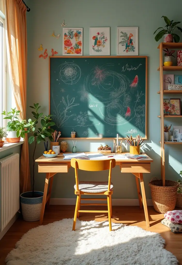 30+ Modern Kids Bedroom Ideas That Spark Creativity 4 30+ Modern Kids Bedroom Ideas That Spark Creativity - 4. Creative Art Studio