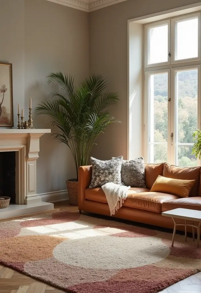 30+ Modern Room Decor Ideas for a Stylish Makeover 10 30+ Modern Room Decor Ideas for a Stylish Makeover - 10. Layered Rugs for Comfort