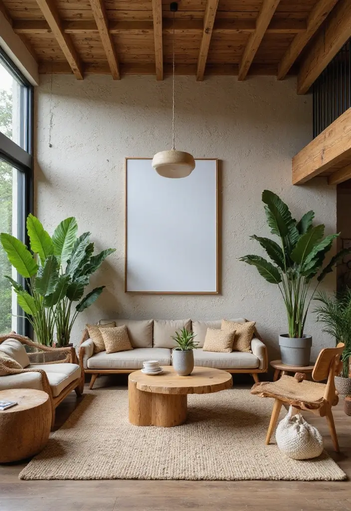 30+ Modern Room Decor Ideas for a Stylish Makeover 2 30+ Modern Room Decor Ideas for a Stylish Makeover - 2. Natural Elements Take Center Stage