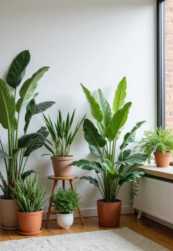 30+ Modern Room Decor Ideas for a Stylish Makeover 25 30+ Modern Room Decor Ideas for a Stylish Makeover - 25. Adorn with Greenery