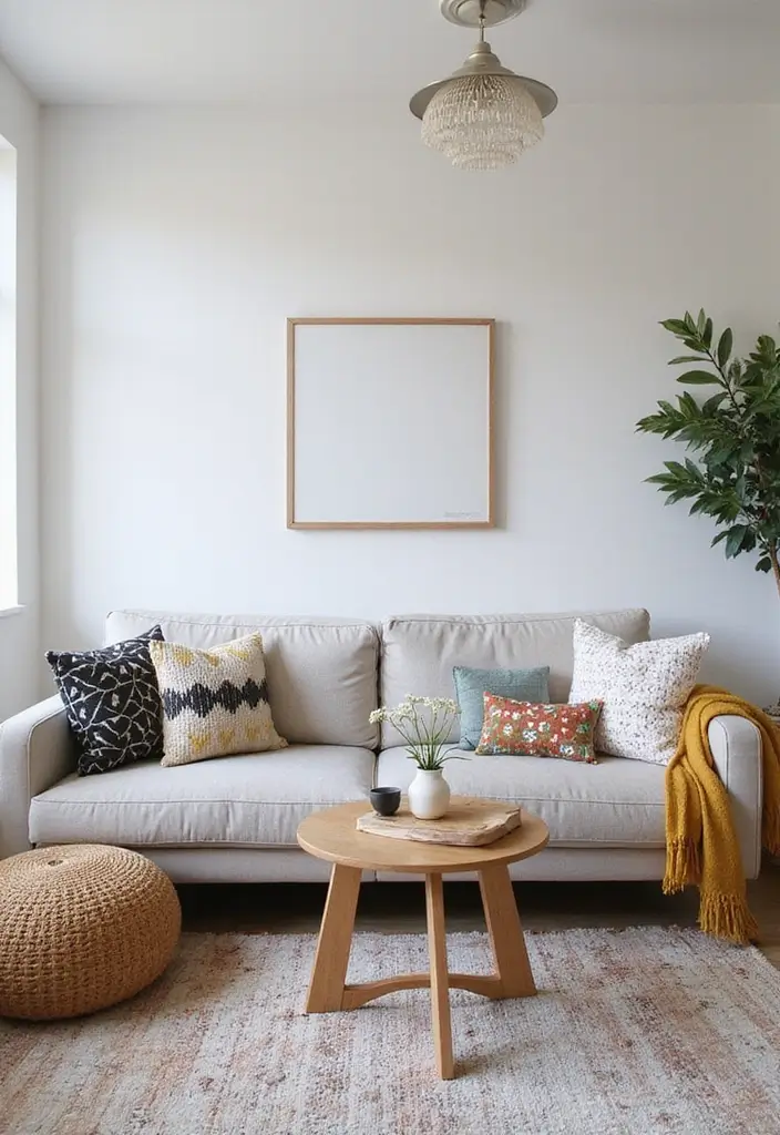 30+ Modern Room Decor Ideas for a Stylish Makeover 27 30+ Modern Room Decor Ideas for a Stylish Makeover - 27. Playful Patterns in Accessories