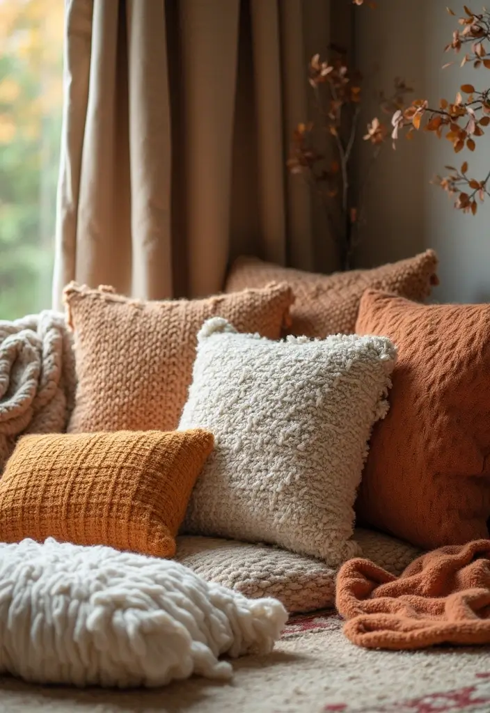 30+ Modern Room Decor Ideas for a Stylish Makeover 4 30+ Modern Room Decor Ideas for a Stylish Makeover - 4. Layer Textures for Depth