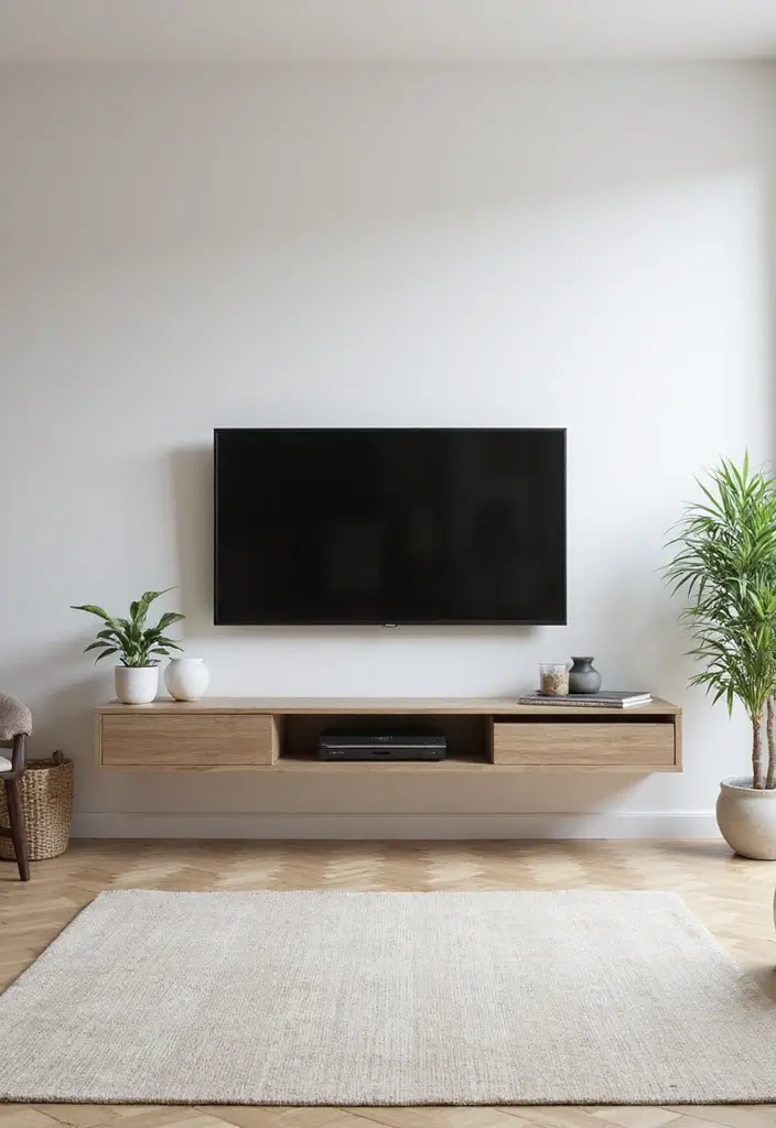 30+ Modern TV Unit Designs That Upgrade Your Living Room 1 30+ Modern TV Unit Designs That Upgrade Your Living Room - 1. Sleek Floating Units
