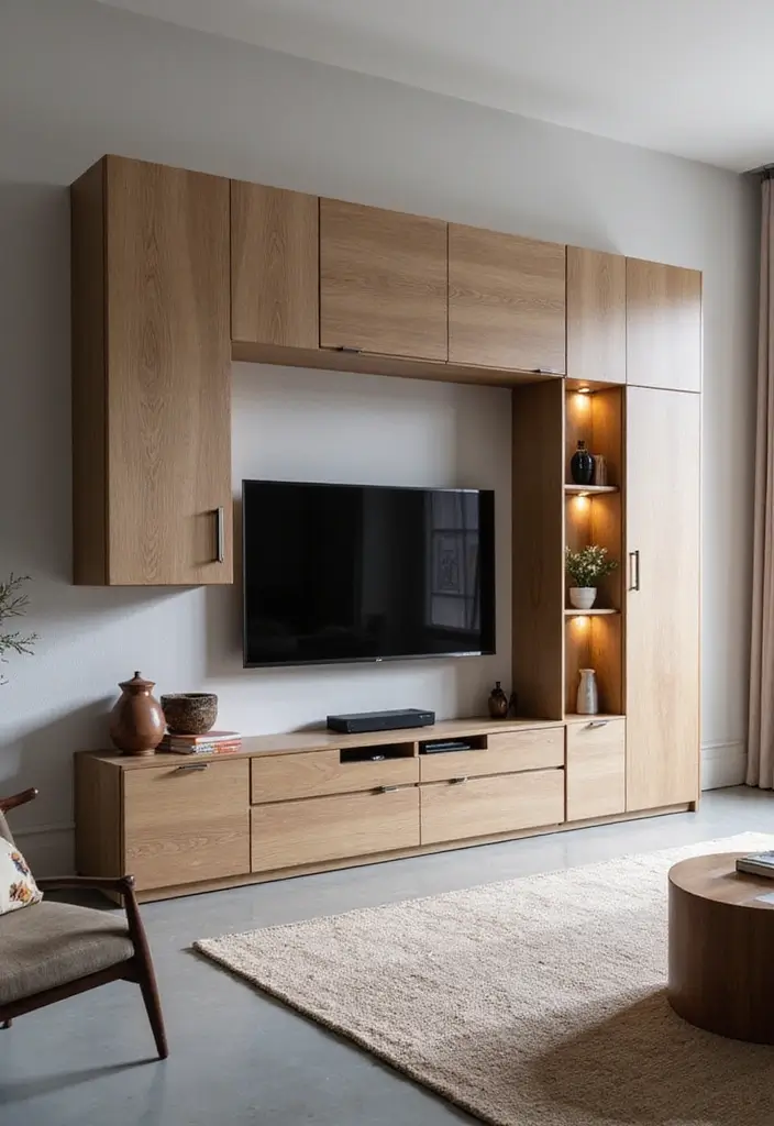 30+ Modern TV Unit Designs That Upgrade Your Living Room 14 30+ Modern TV Unit Designs That Upgrade Your Living Room - 14. Modular Units