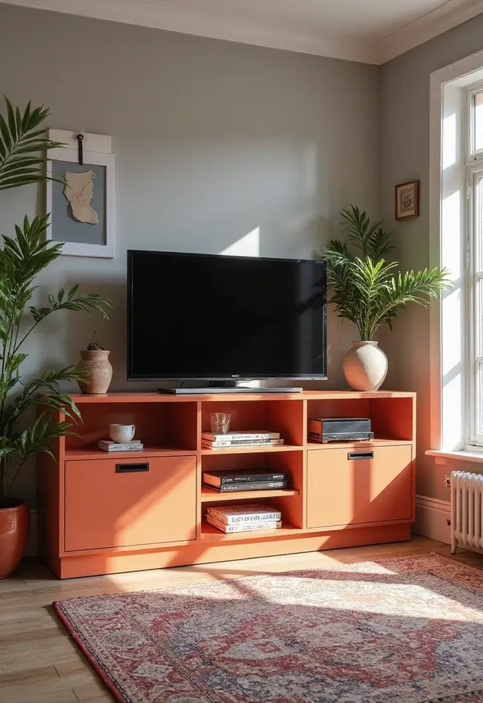 30+ Modern TV Unit Designs That Upgrade Your Living Room 22 30+ Modern TV Unit Designs That Upgrade Your Living Room - 22. Stylish Statement Units