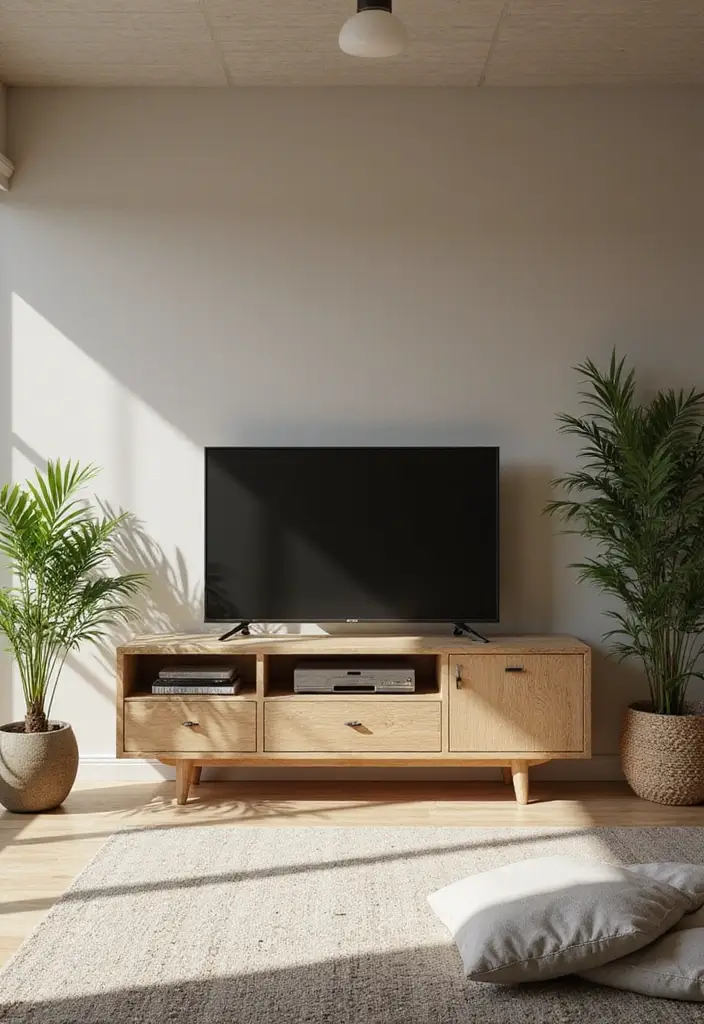 30+ Modern TV Unit Designs That Upgrade Your Living Room 30 30+ Modern TV Unit Designs That Upgrade Your Living Room - 30. Zen Style Units