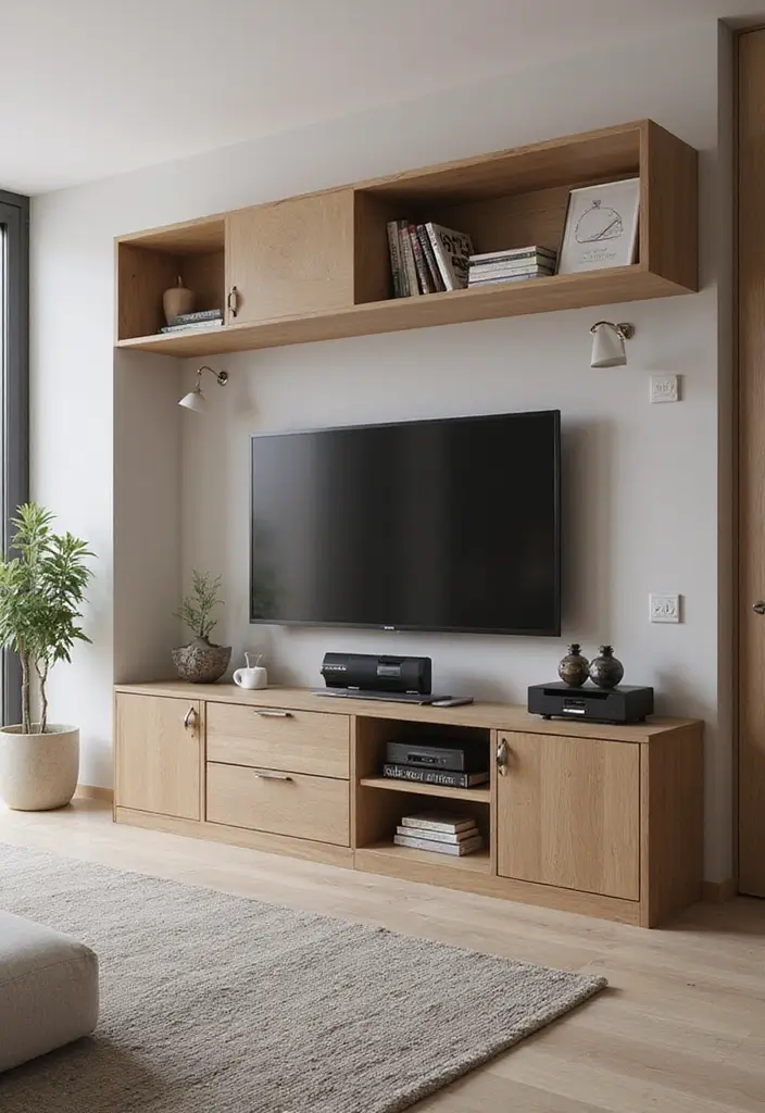 30+ Modern TV Unit Designs That Upgrade Your Living Room 5 30+ Modern TV Unit Designs That Upgrade Your Living Room - 5. Multi-Functional Units