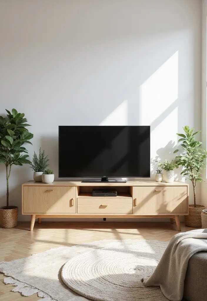 30+ Modern TV Unit Designs That Upgrade Your Living Room 7 30+ Modern TV Unit Designs That Upgrade Your Living Room - 7. Scandinavian Style Units