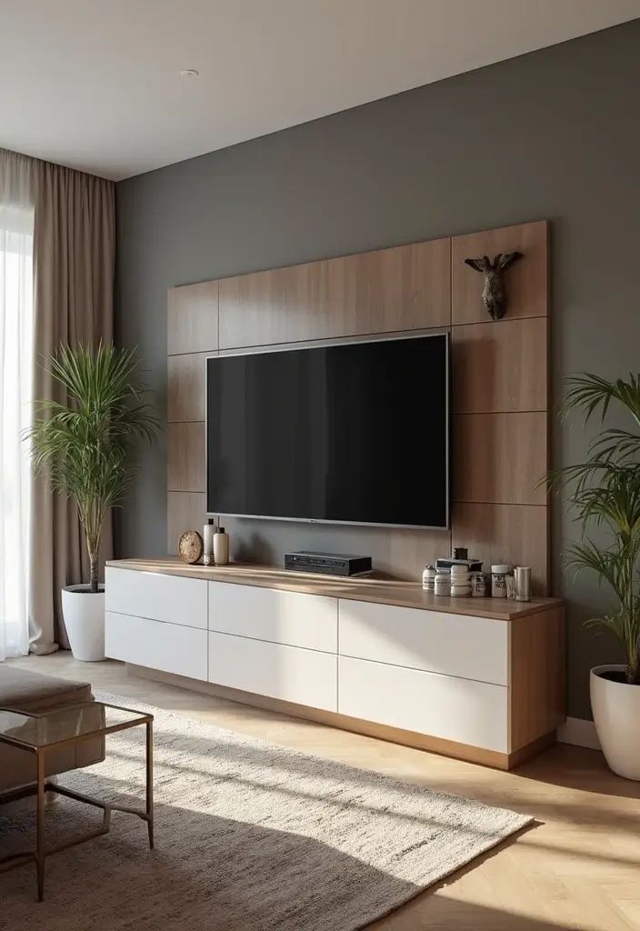 30+ Modern TV Unit Designs That Upgrade Your Living Room 8 30+ Modern TV Unit Designs That Upgrade Your Living Room - 8. Custom-Built Units