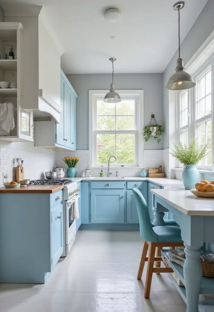 30+ Small Kitchen Ideas Modern Style That Feel Bigger and Brighter - 1. Light Color Palettes