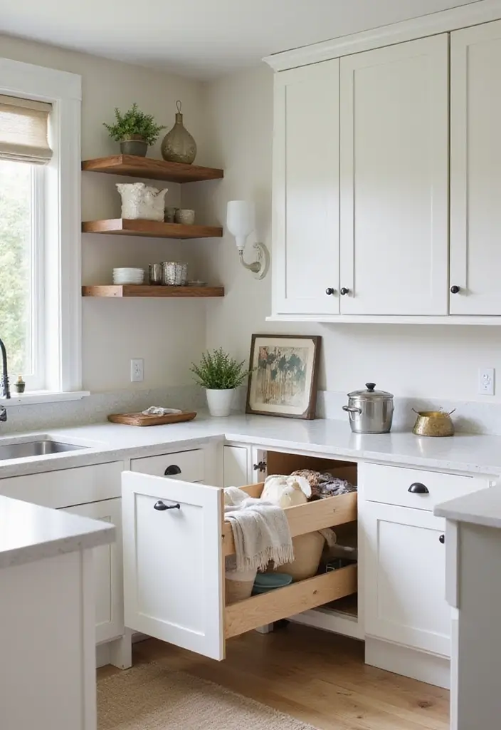 30+ Small Kitchen Ideas Modern Style That Feel Bigger and Brighter - 20. Maximized Corners