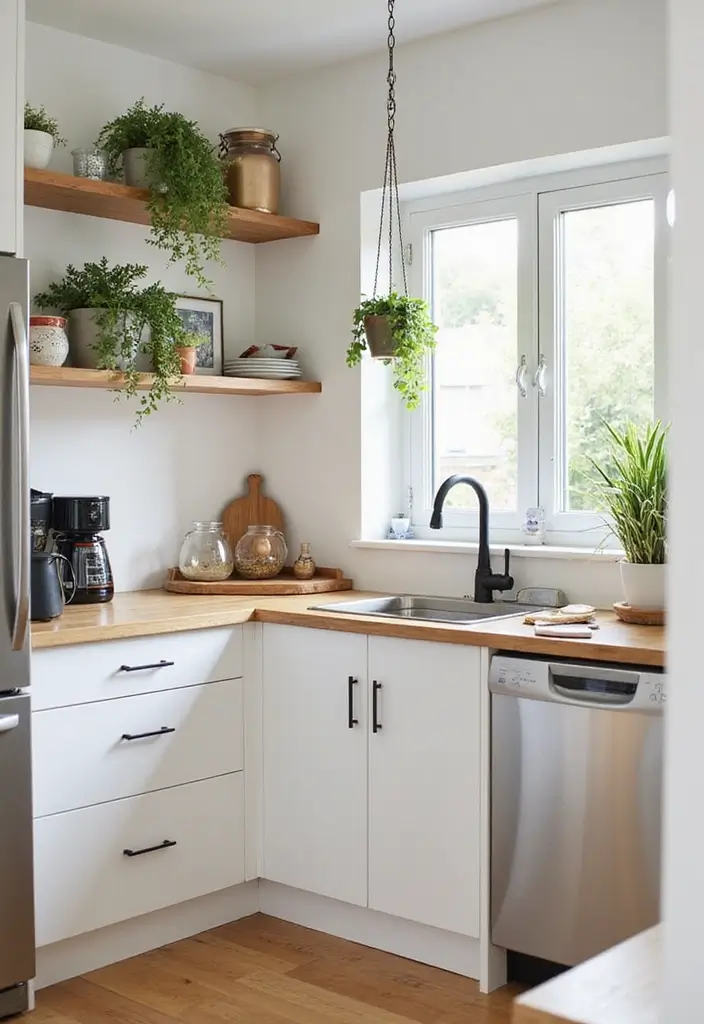 30+ Small Kitchen Ideas Modern Style That Feel Bigger and Brighter - 28. Use of Space Dividers