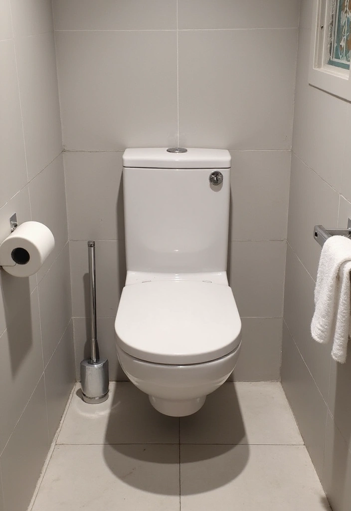 30+ Small Modern Bathroom Ideas That Look Spacious and Elegant 26 30+ Small Modern Bathroom Ideas That Look Spacious and Elegant - 26. Space-Saving Toilets