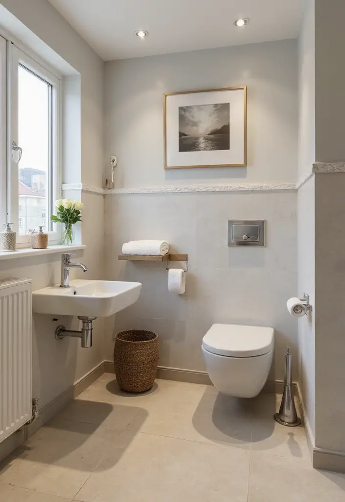 30+ Small Modern Bathroom Ideas That Look Spacious and Elegant 29 30+ Small Modern Bathroom Ideas That Look Spacious and Elegant - 29. Stylish Waste Bins