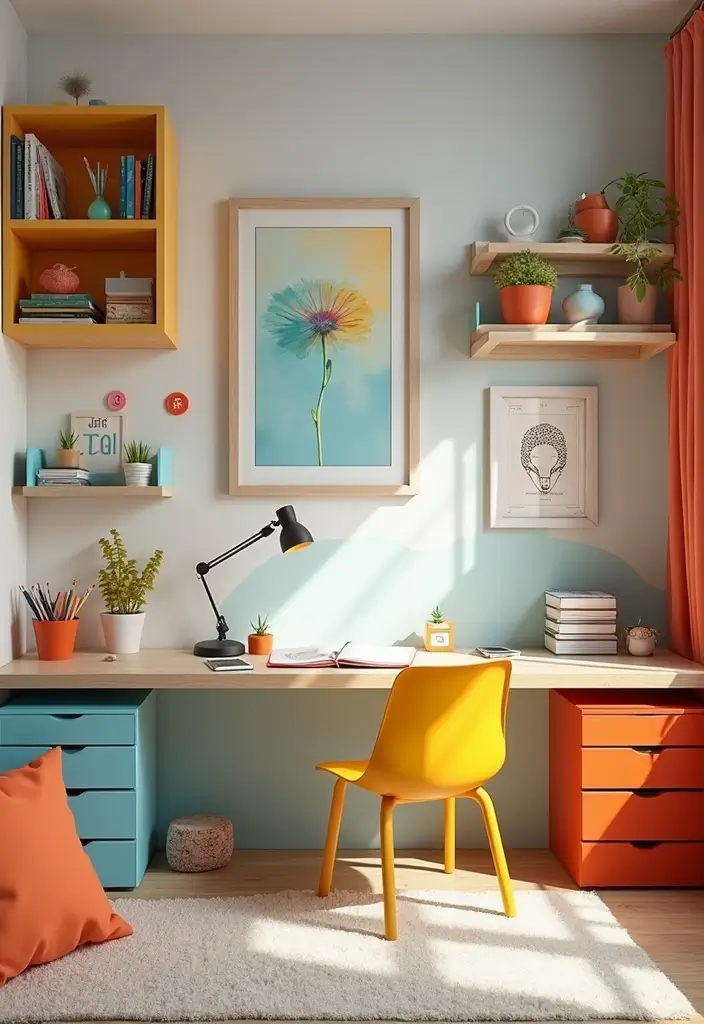 30+ Toca Boca Modern Mansion House Ideas Kids Will Love 10 30+ Toca Boca Modern Mansion House Ideas Kids Will Love - 10. Stylish Study Area for Learning and Creativity