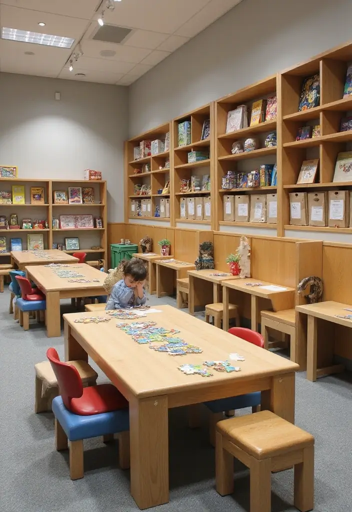 30+ Toca Boca Modern Mansion House Ideas Kids Will Love 23 30+ Toca Boca Modern Mansion House Ideas Kids Will Love - 23. Puzzle Center: Brain Games and Play