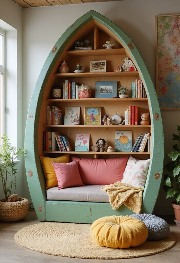 30+ Toca Boca Modern Mansion House Ideas Kids Will Love 26 30+ Toca Boca Modern Mansion House Ideas Kids Will Love - 26. Adventure Bookshelf: Storytime Wonderland