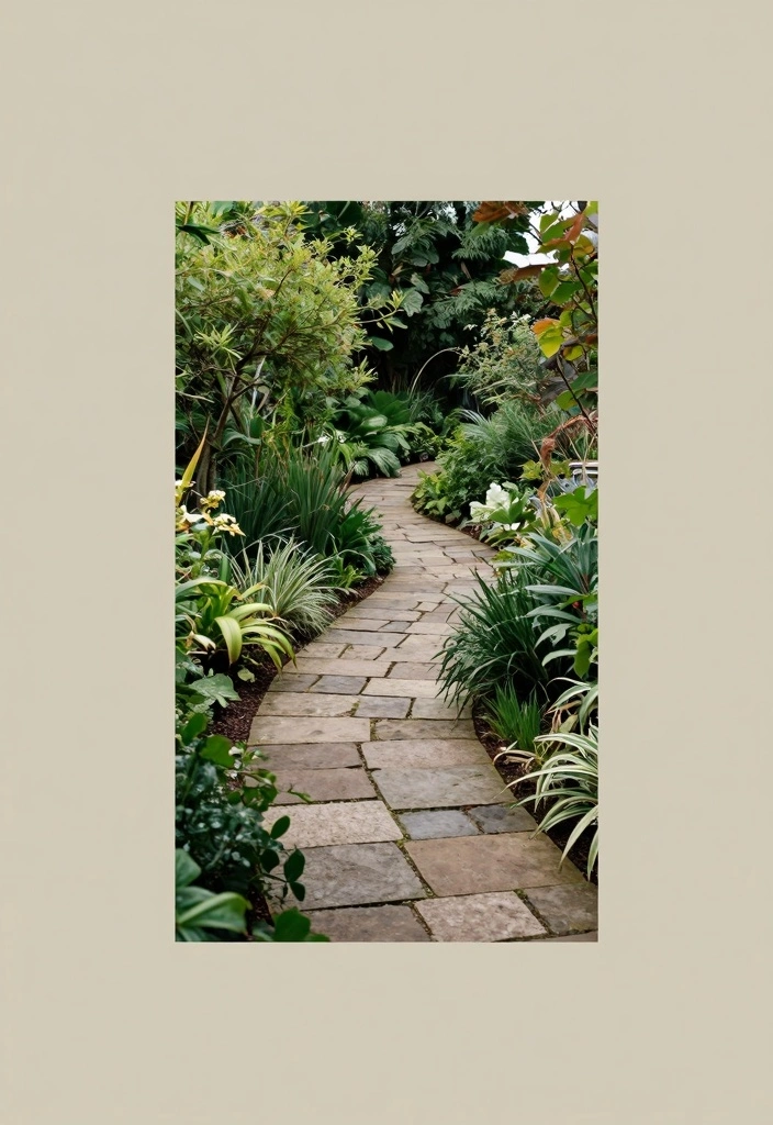 12 Backyard Decorating Ideas DIY for Budget Upgrades - 6. Natural Stone Pathways