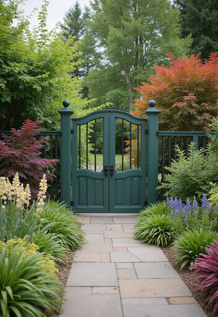 12 Backyard Fence Gate Ideas for Security and Style 111 12 Backyard Fence Gate Ideas for Security and Style - 11. Eco-Conscious Vinyl Gates