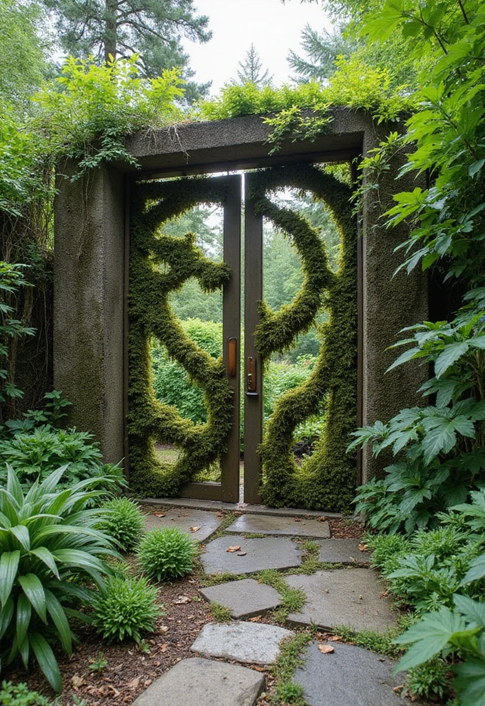 12 Backyard Fence Gate Ideas for Security and Style 78 12 Backyard Fence Gate Ideas for Security and Style - 8. Sustainable Living Gates