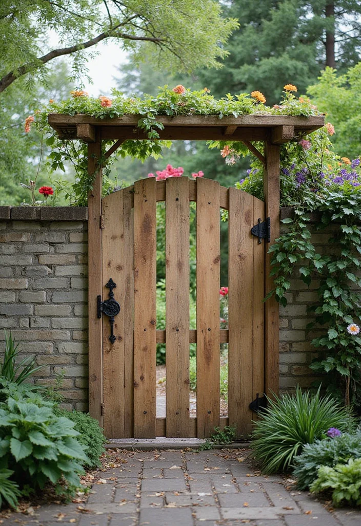 12 Backyard Fence Gate Ideas for Security and Style 89 12 Backyard Fence Gate Ideas for Security and Style - 9. Customizable Pallet Gates