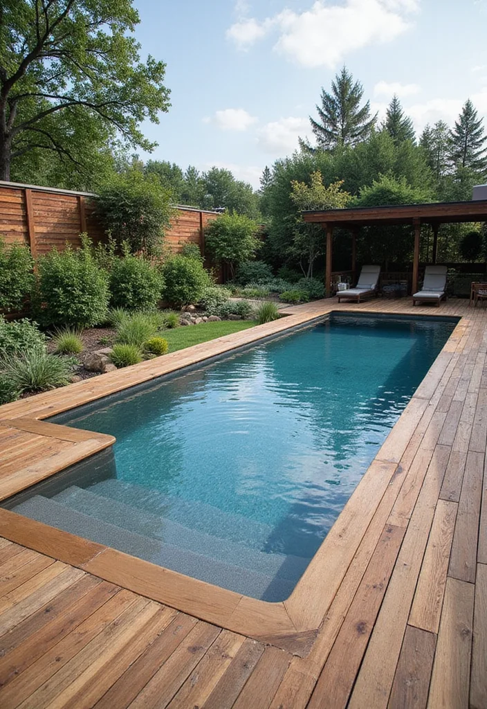 12 Backyard Lap Pool Ideas for Sleek Modern Swimming 100 12 Backyard Lap Pool Ideas for Sleek Modern Swimming - 10. Raised Lap Pool
