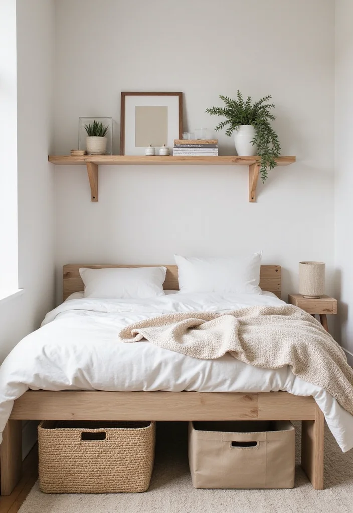 12 Beige and White Bedroom Ideas for Calm Neutral Comfort 89 12 Beige and White Bedroom Ideas for Calm Neutral Comfort - 9. Functional Storage Solutions