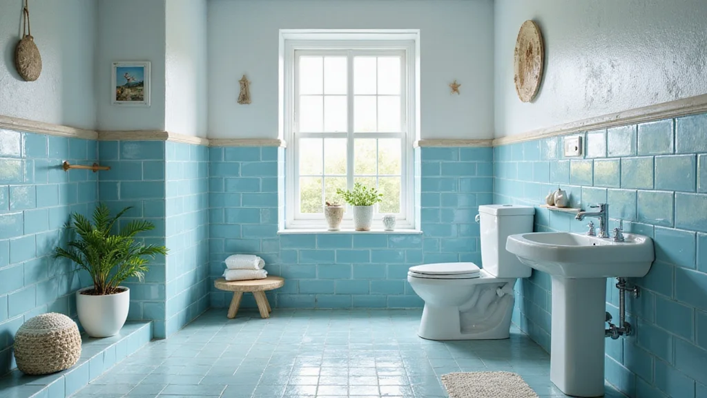 12 Blue Tile Bathroom Ideas for a Clean Coastal Feel